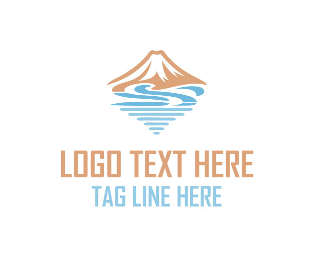 Mount Fuji Elegant Peak Logo