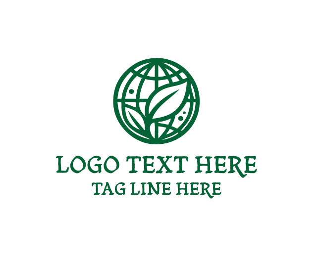 Globe leaf  Tech Logo