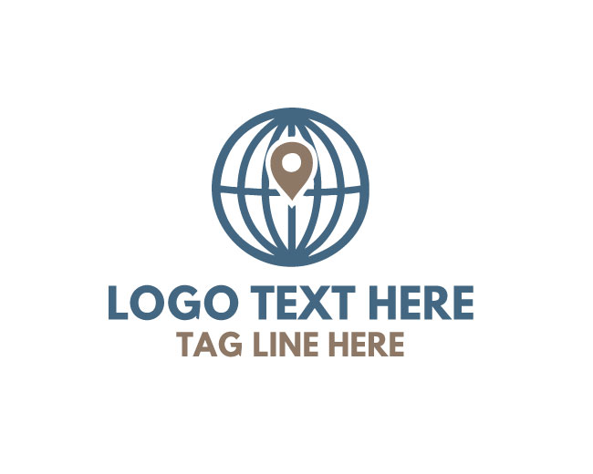 Globe Earth Global System Logo