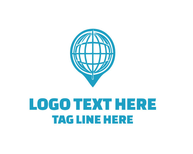 Globe Worldwide Map Logo