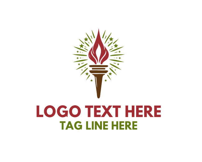 Liberty Torch flame Logo