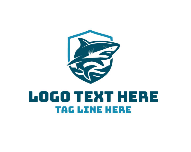 Ocean Aquarium Fish  Logo