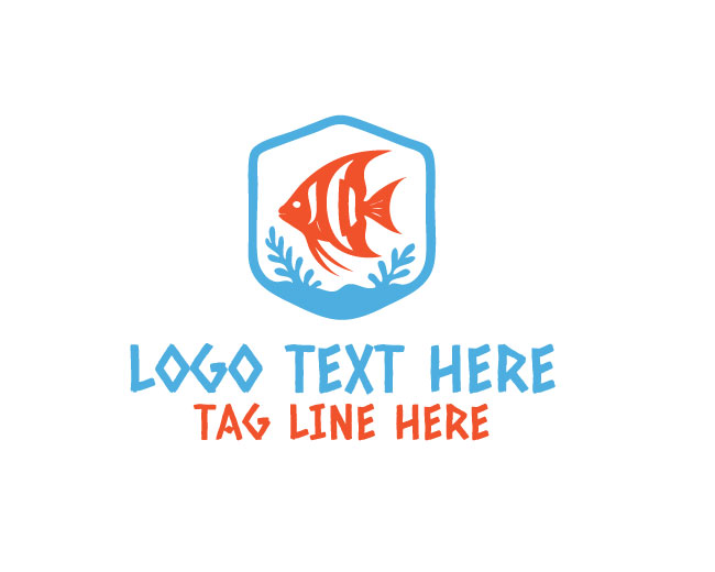 Aquarium Fish Eco Logo