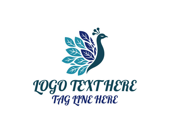 Peacock Royal Feathers Logo