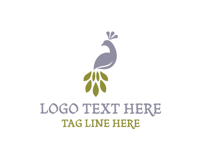  Peacock Feather Pattern Logo