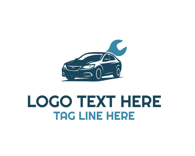 Automotive Repair Wrench Logo