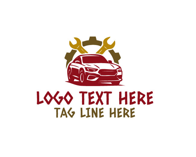  Automotive Repair Gear Logo