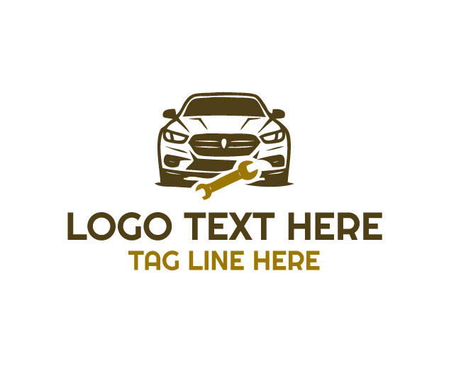 Automotive Repair Motor Logo