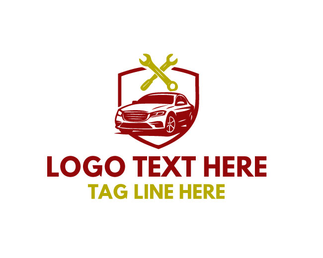 Automotive Repair Service Bay Logo