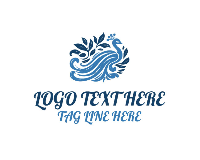  Peacock Feather Motion Logo