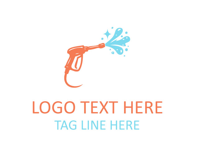 Power Wash Service Logo