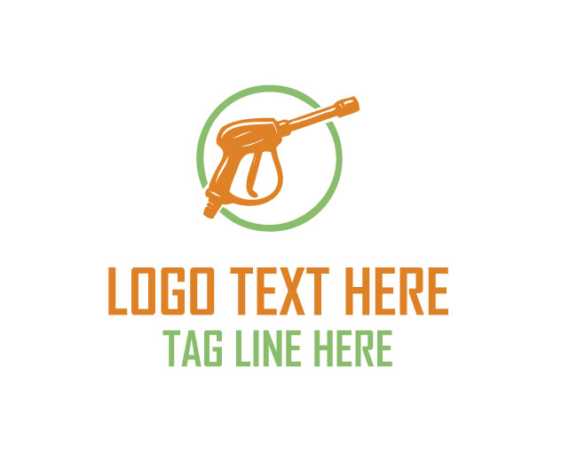 Pressure Wash Clean Service Logo