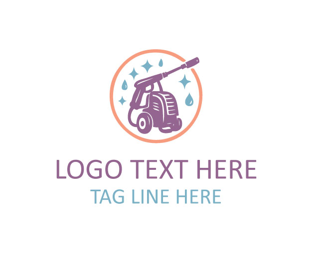 Pressure Wash Surface Cleaning Logo