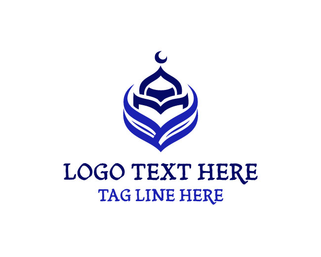 Holy Book Mosque Madrasa Logo