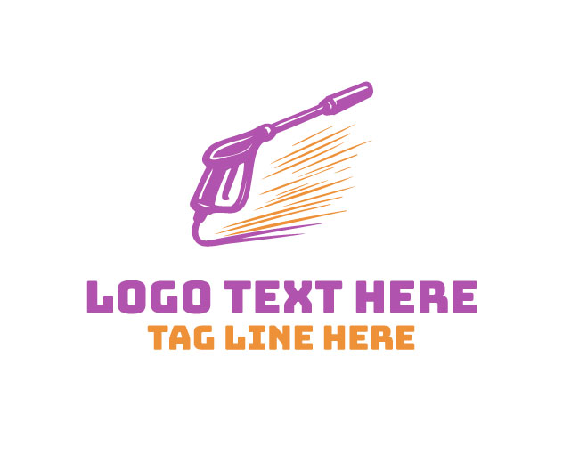Pressure Washer Spark Clean Logo