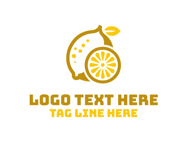 Lemon Fresh Fruit Logo