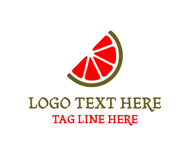 Red Lemon Natural Logo