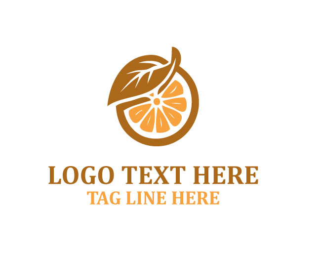 Lemon Natural Fresh Style Logo