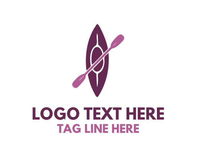 Kayak Paddle Logo