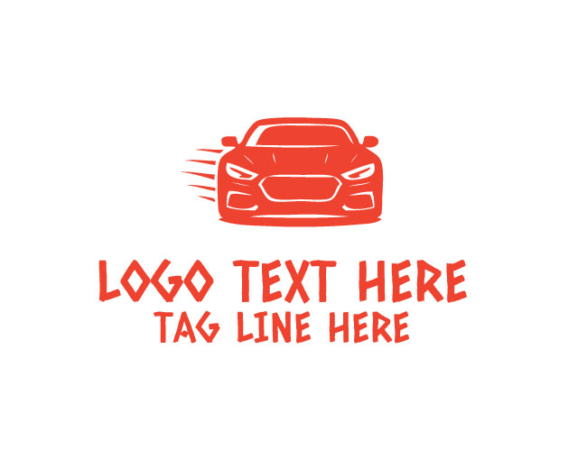 Racing Car Icon Logo