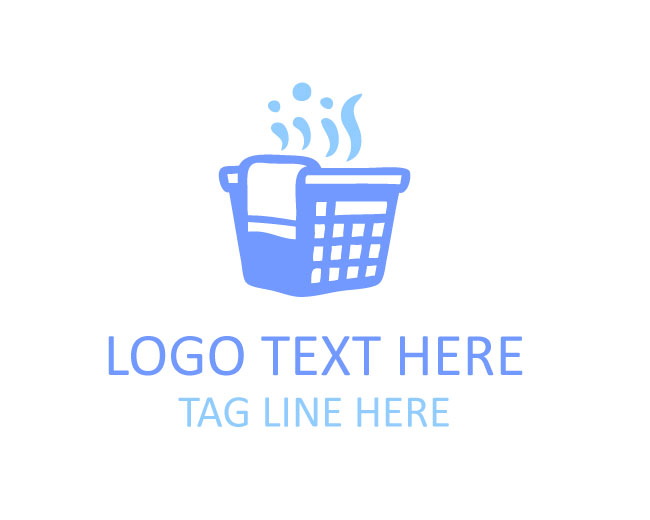 Laundry Modern and Soft Logo