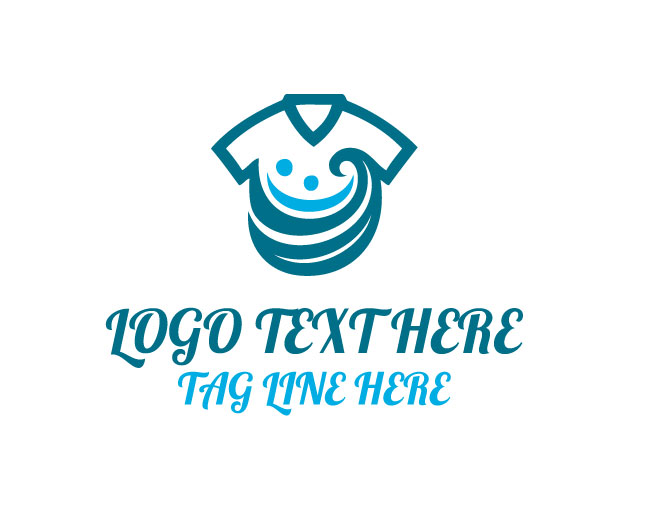 Laundry Washing Logo