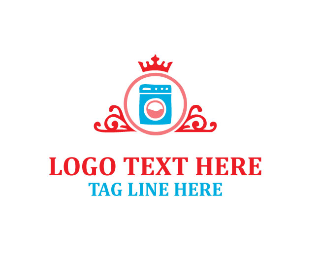 Laundry Cleaning Logo