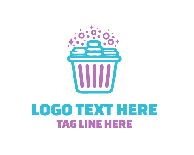 Laundry Basket Fresh Logo