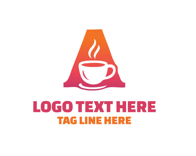 Letter A Coffee Logo