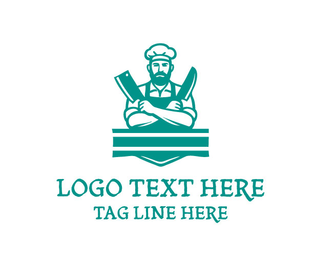  Butcher Cleaver Logo