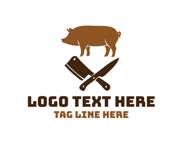 Butcher Pig Logo