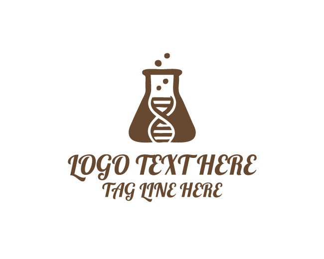 DNA Beaker Lab Logo