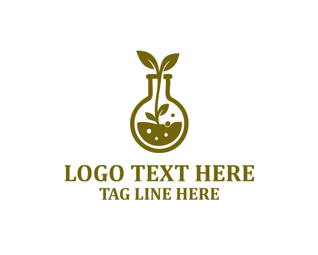 Herbal Bloom Beaker Logo