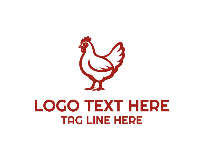 Turkey Chicken Meat Logo