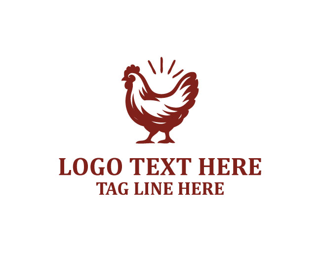Turkey Chicken Icon Logo