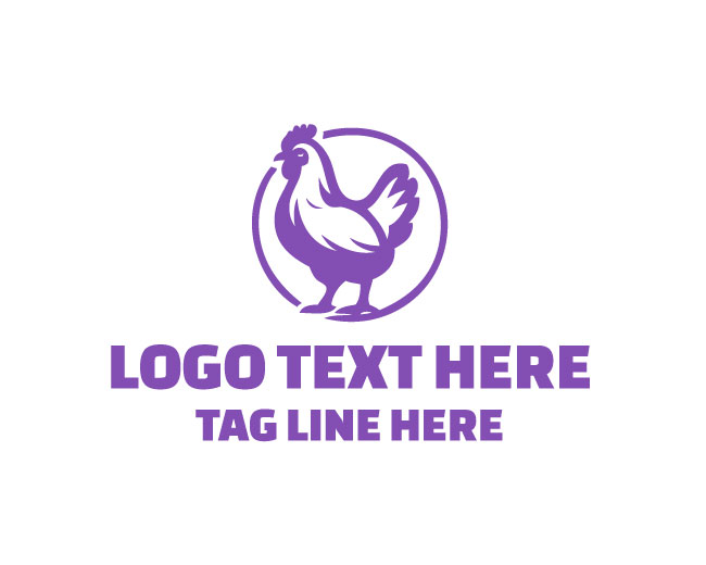Turkey Chicken circle Logo