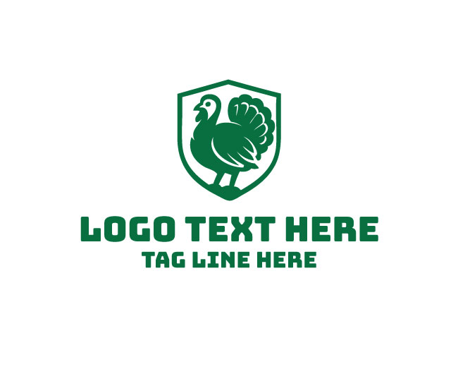 Turkey Chicken shield  Logo