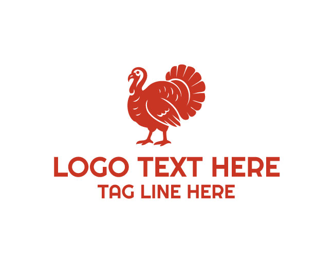 Turkey Chicken Fresh Badge Logo