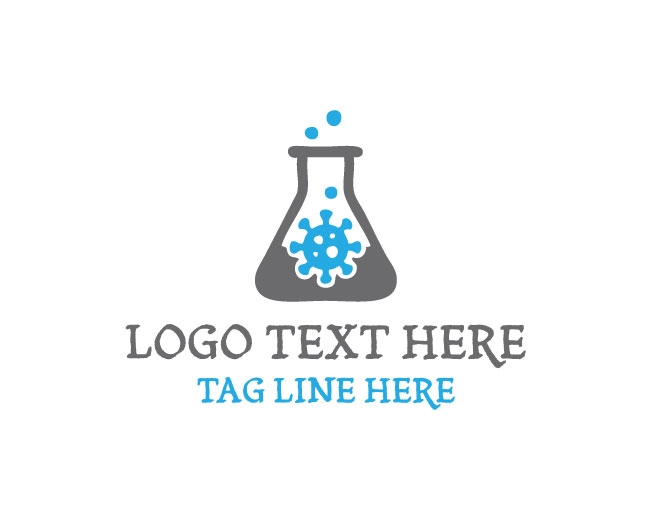 Virus Beaker Research Logo