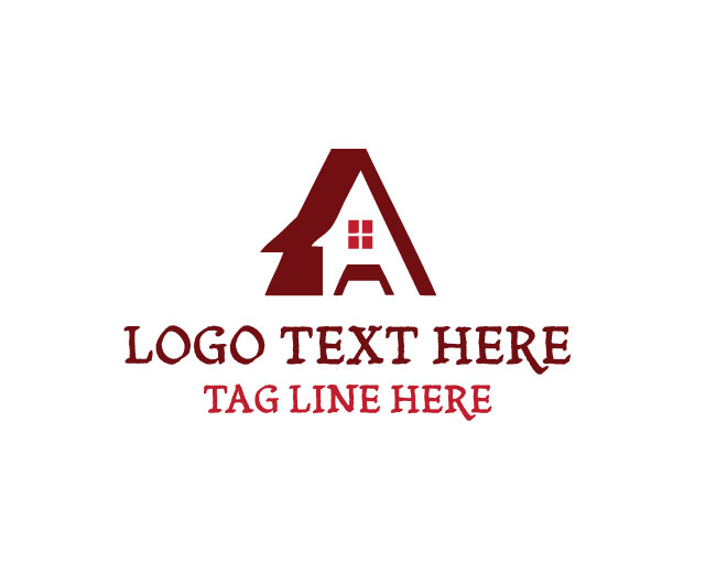 Letter A Home Logo