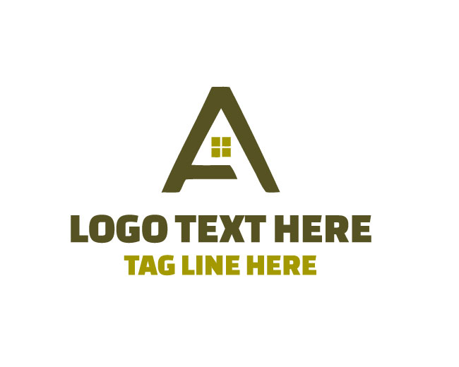 Letter A Roof Logo