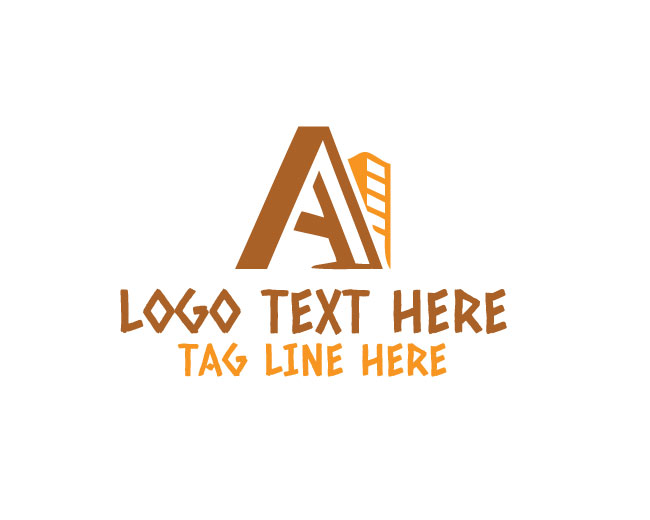 Letter A Real Estate Logo