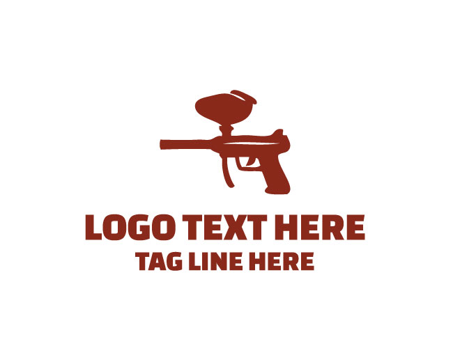 Paintball Gunshot Logo