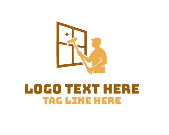 Window Cleaning House Logo