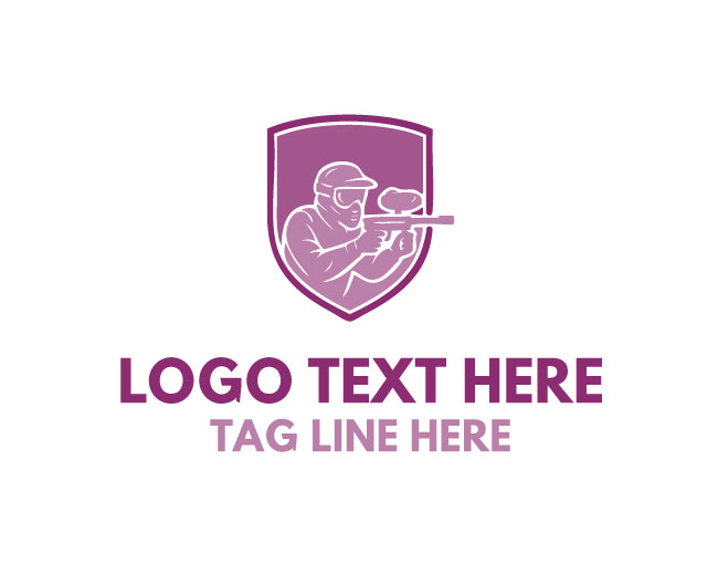Paintball Gun line Logo