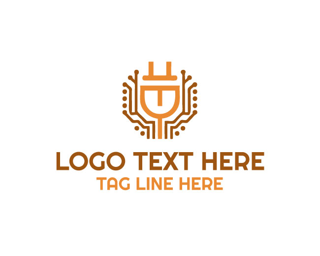 Power Plug Circuit Logo