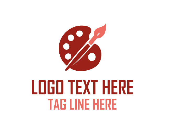 Palette Brush Logo