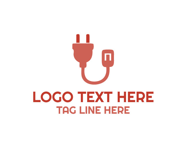 Plug Network Circuit Logo