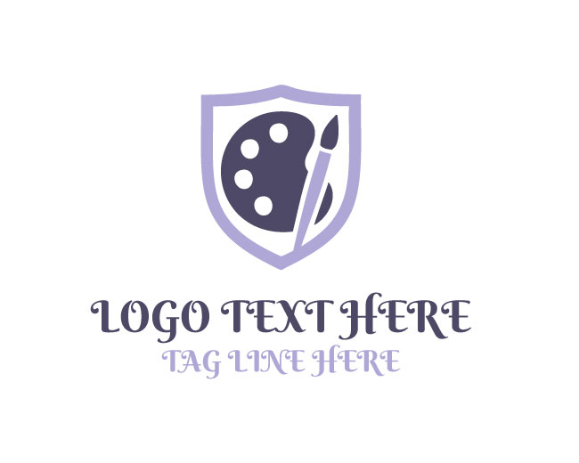 Palette shield Logo