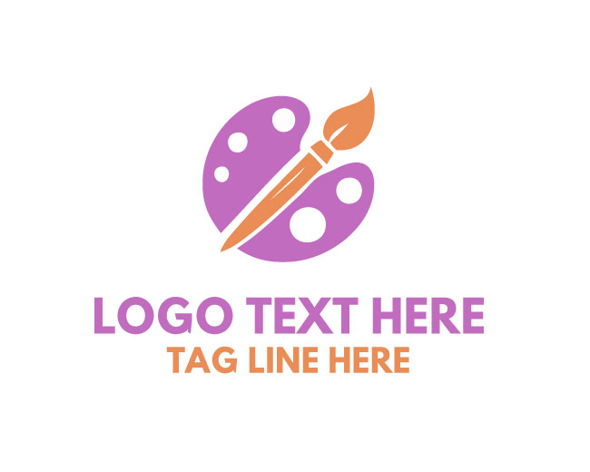 Palette Bright Logo logo template preview